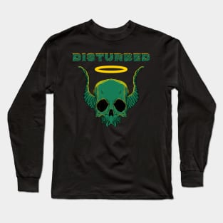 Disturbed angel skull Long Sleeve T-Shirt